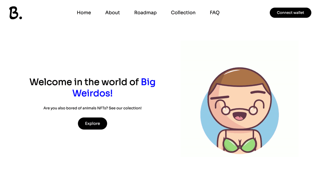 Picture of the website